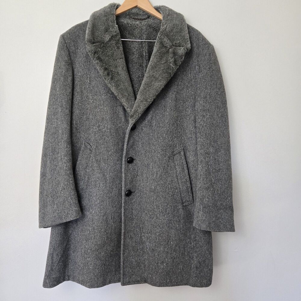 Vintage Zero King Wool Single Breasted Long Coat